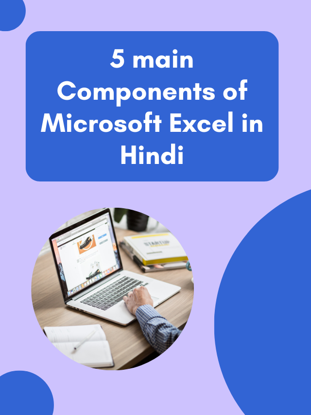 5 Main Components Of MS Excel Tutorial In Hindi