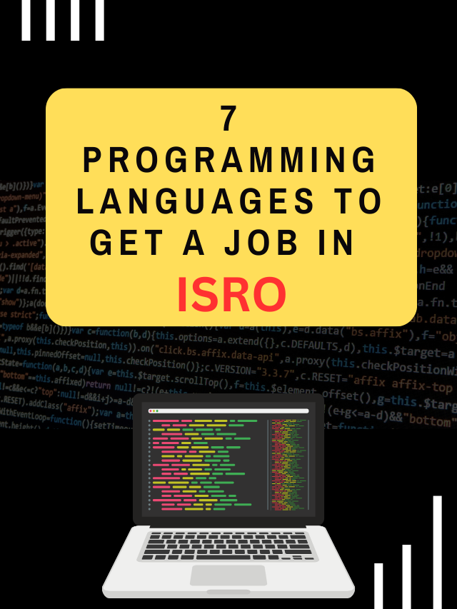 7 programming languages to get a job in ISRO